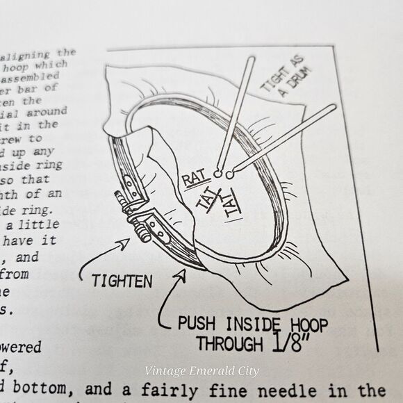 Creative Machine Embroidery Vol 2 Book Lucille Merrell Graham 1977 Patte Sewing - Picture 5 of 11